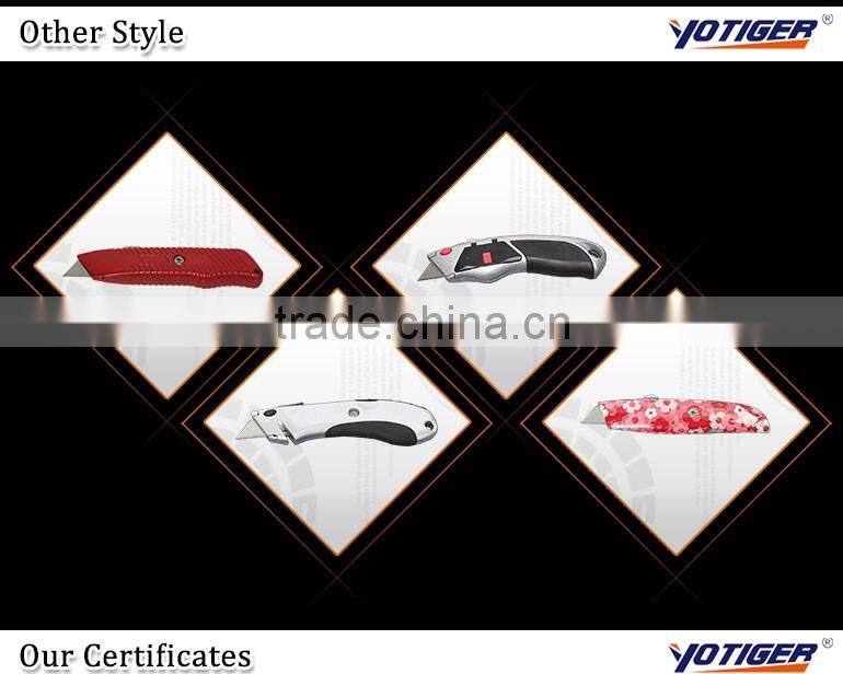 Curved Type zinc Alloy with 5 Blades Auto-Replacement Utility Knife