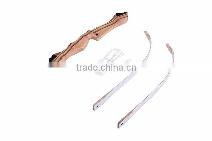 Traditional bow archery laminated wooden recurve bow for shooting
