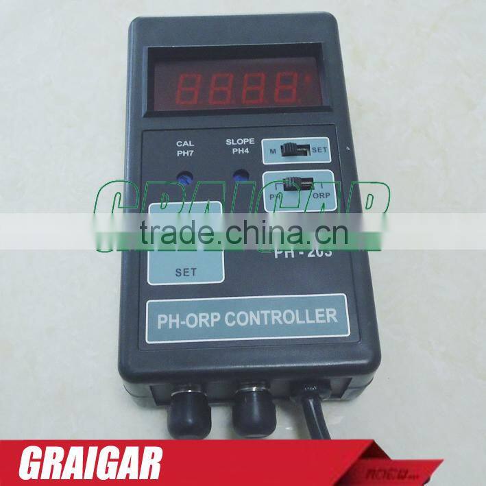 PH-203 Digital pH Controller,ORP Controller, ph tester, ph meter