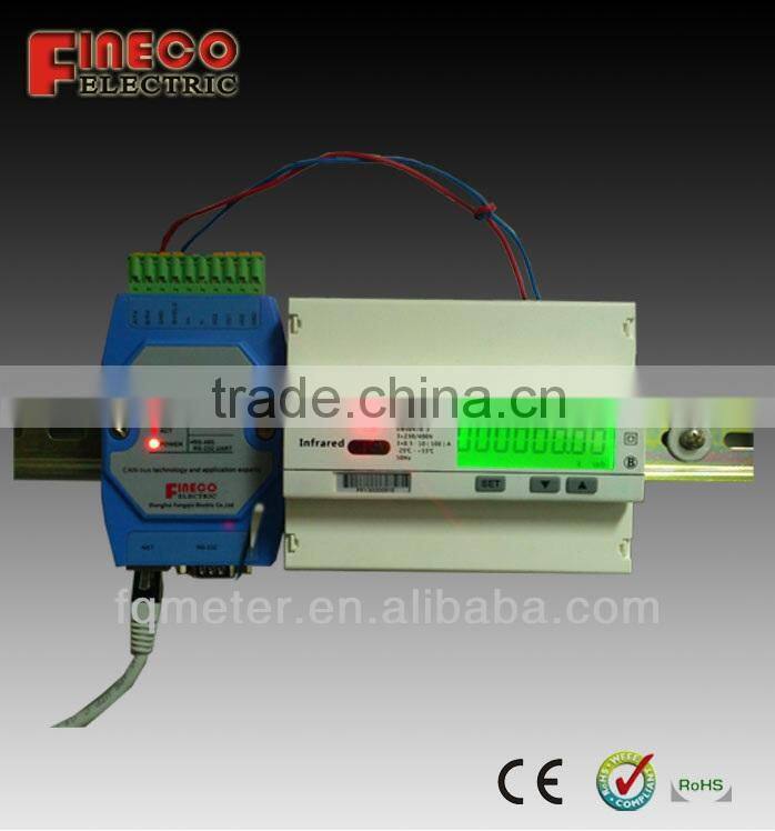 EM738 380v watt meter 3 phase 4 wire meter sub-meter