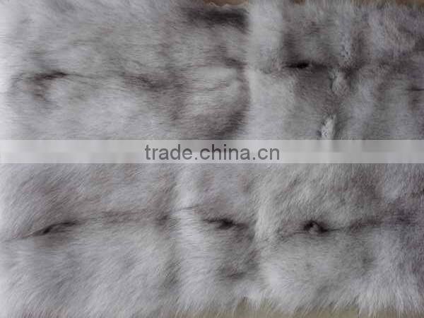 Hot selling in Europe market heavy thick soft warm fox fur blankets