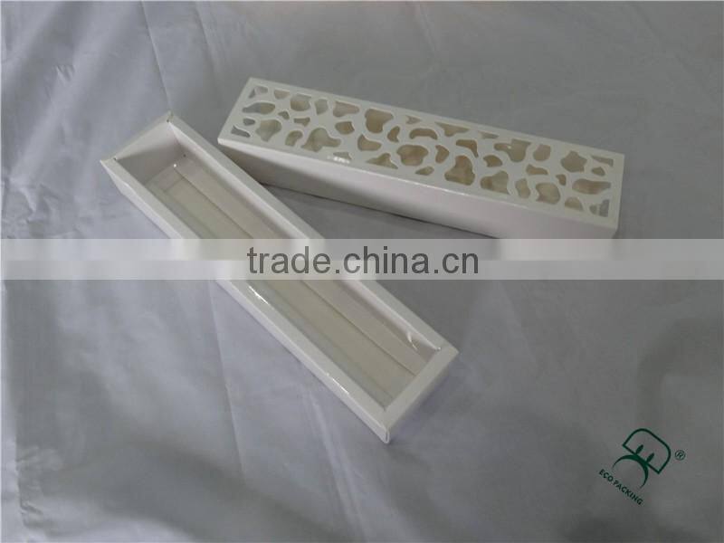 2015 fancy design silver paper chocolate praline box