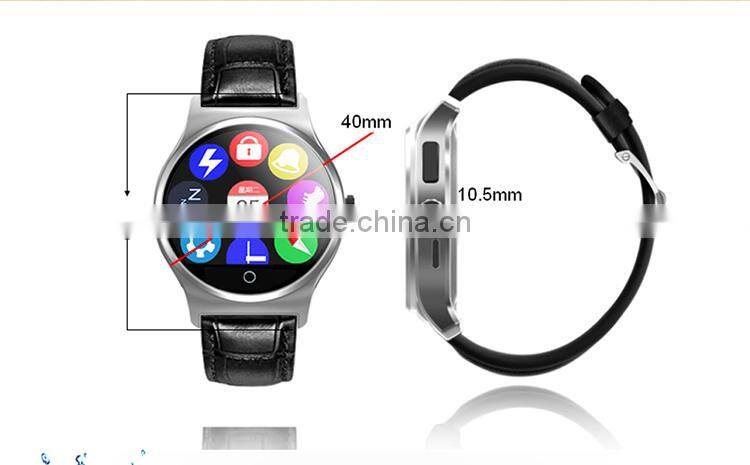 Waterproof IP65 IPS touch screen bluetooth version 4.0 heart rate test watch