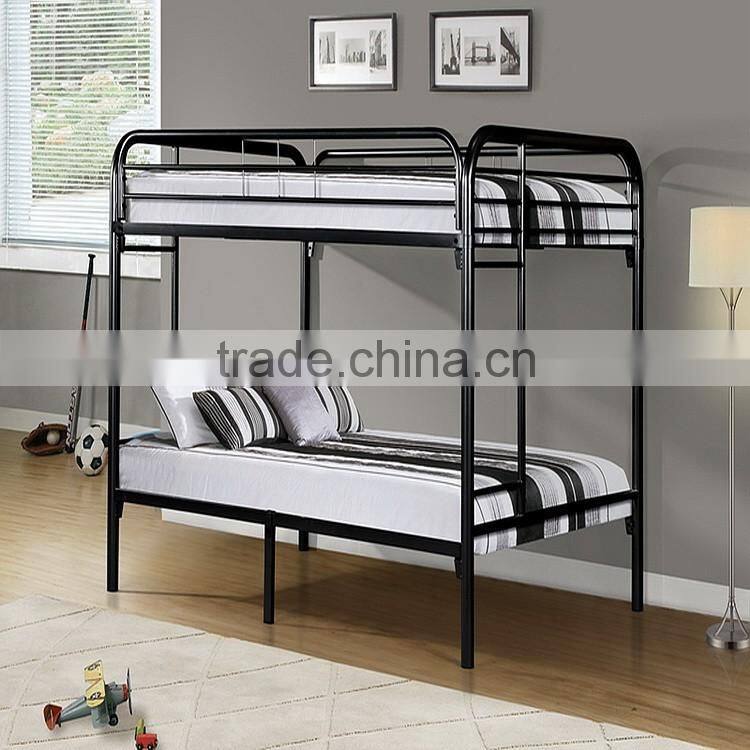 dormitory double decker metal bed rail metal bunk beds for kid and adult