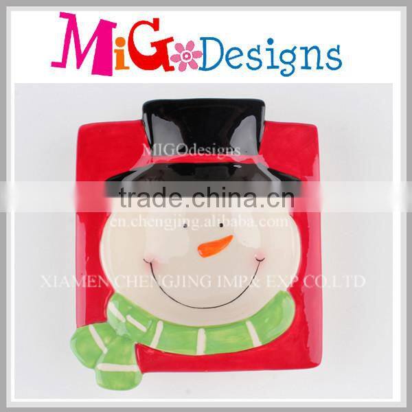 Different Design Christmas Ceramic Plate Wholesale