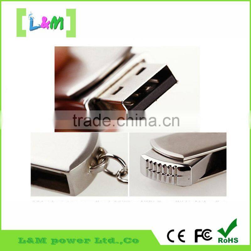 Metal Swivel usb flash drive 128gb