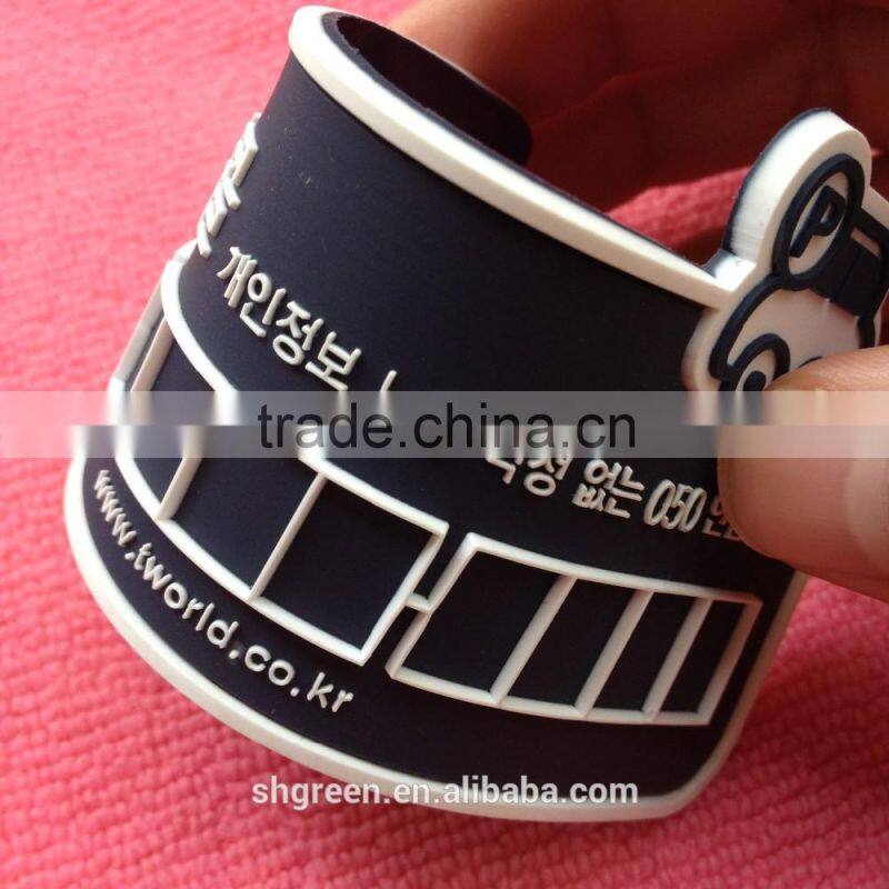 Korea design sew on soft rubber patch,pvc repair patches for bag and uniform