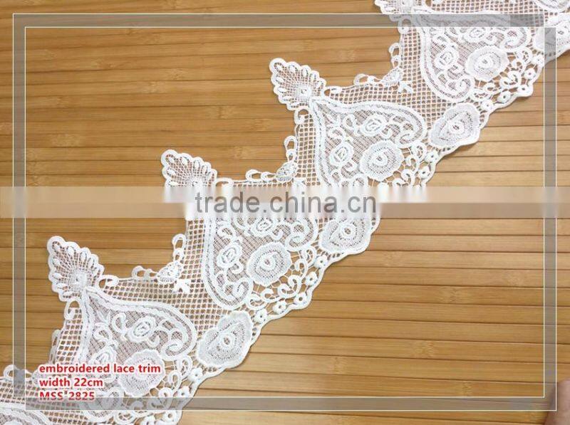 fashion and safe kids bag embroidered lace trim