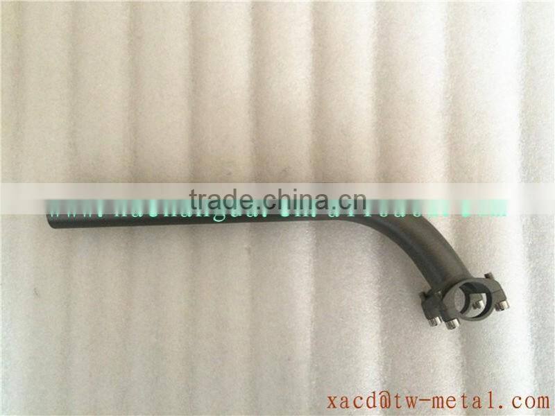 Titanium bike seat post customize seat post with sand blast finished
