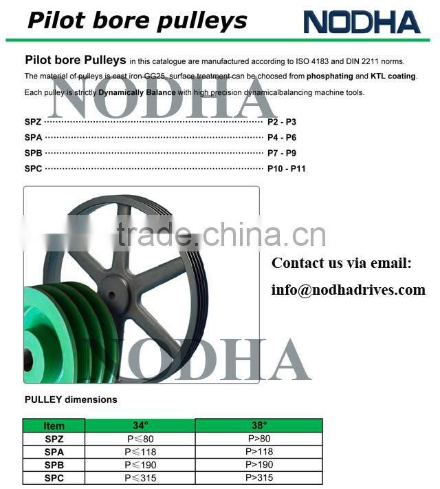 High quality V belt pulley SPA with taper lock