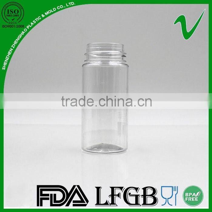 100ml wholesale clear empty pet jars with lids