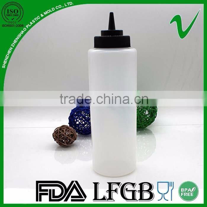 hot-selling sample free sauce LDPE plastic squeeze bottle