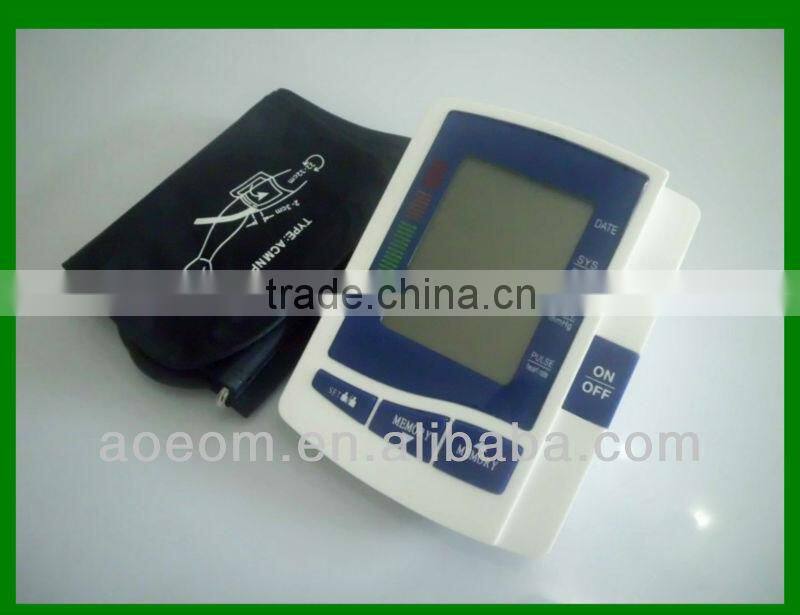 English/Russian/Greek/French/German/Spanish talking full automatic blood pressure monitor