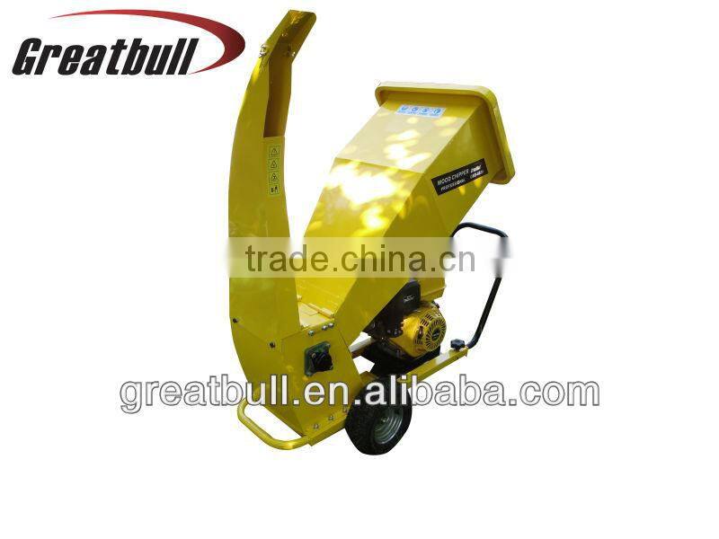 6.5hp gasoline wood chipper shredder with CE/GS/EMC approval