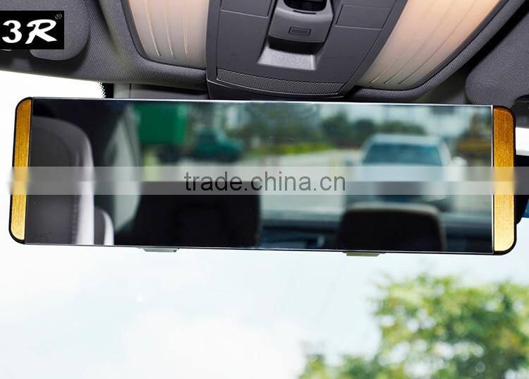 Largest view build in clip convex rearview mirror for car