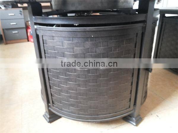 54"x 54" Round Conversational Patio Seating with Fire Table