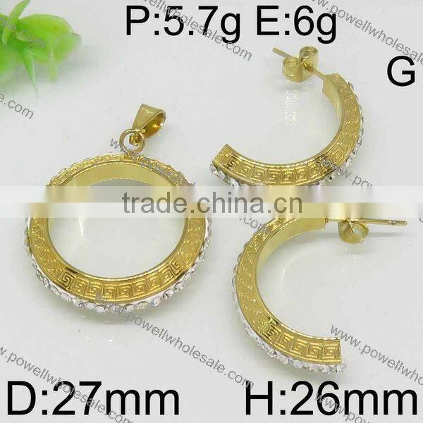 hot popular china stainless steel jewelry wholesale saudi gold jewelry