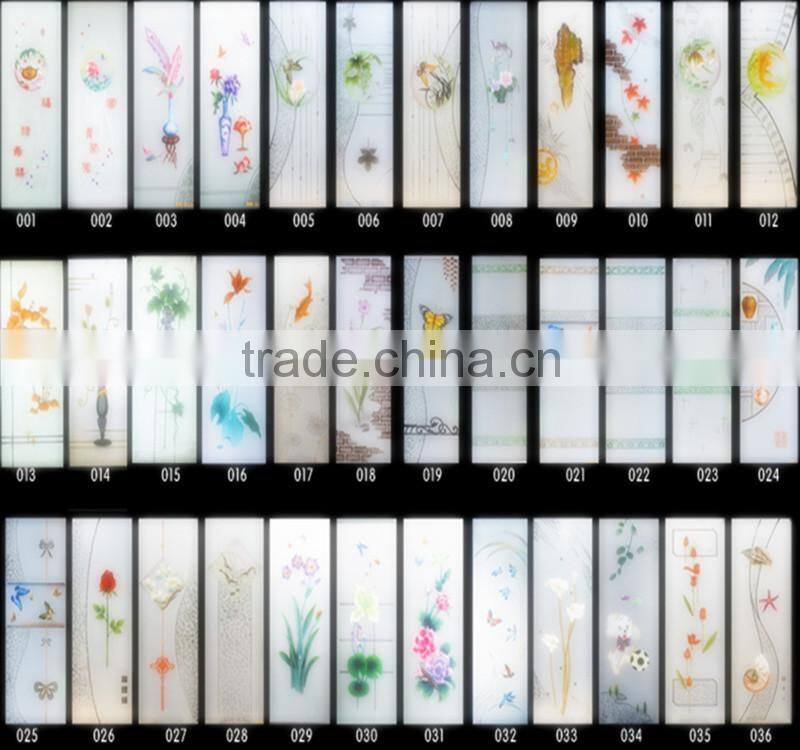 china tempered frosted toilet glass partition