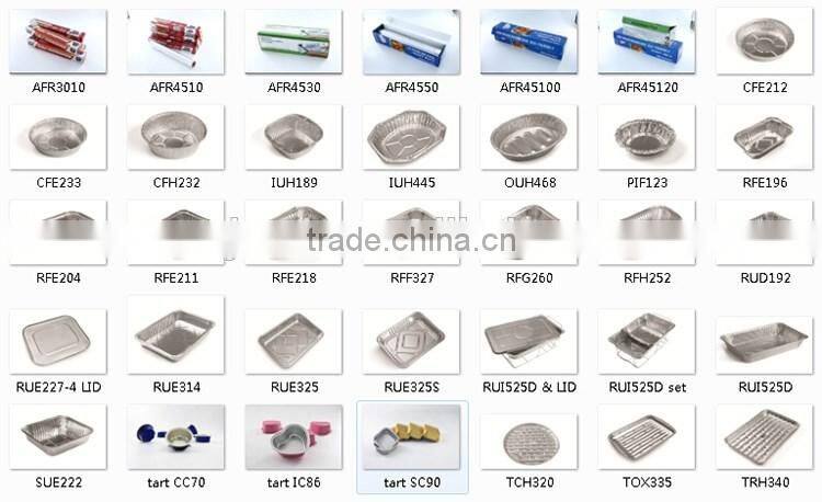 Popular use disposable aluminium foil bbq grill topper