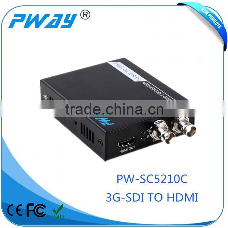 1080P converter supports 3G-SDI video audio to HDMI and stereo audio