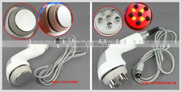 Powerful white color new type handpiece rf cavitation beautydom