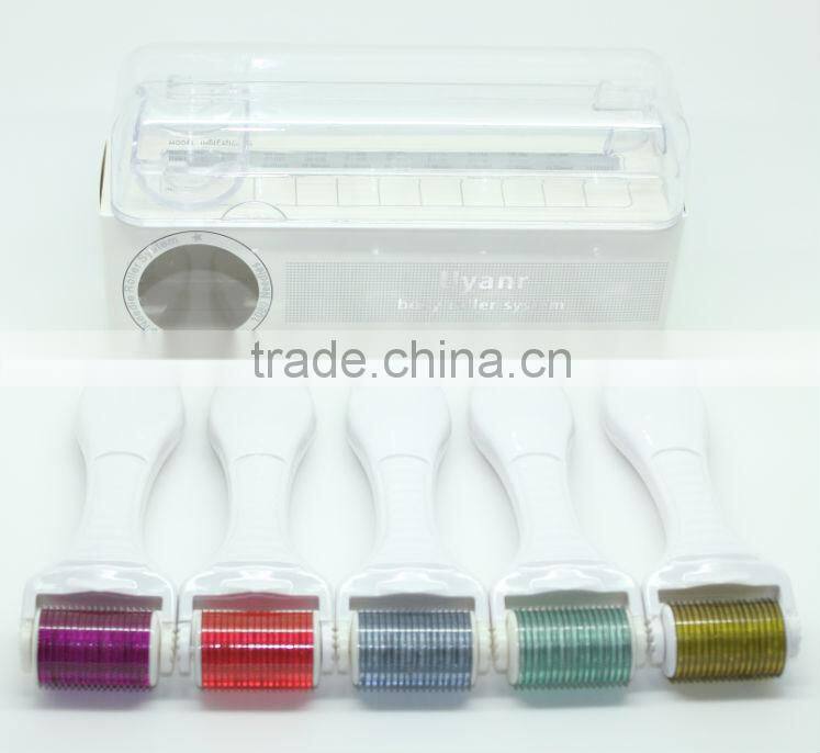 2014 best seller cosmetic 1.5mm,1.0mm 1080 body skin derma roller/skin roller-L008
