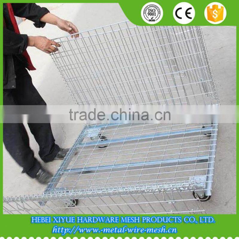 High capacity stackable storage Industrial wire mesh containers