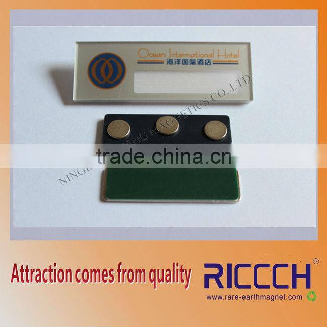 NdFeB Magnet name tags/attachment/nameplates