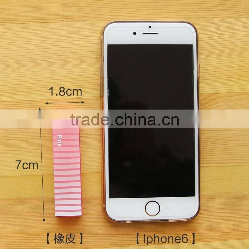 jelly color translucent eraser for students