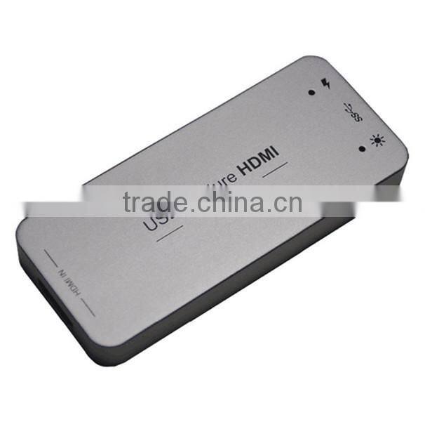 VOXLINK metal case 1080P HDMI to USB3.0 hd Video Capture card converter
