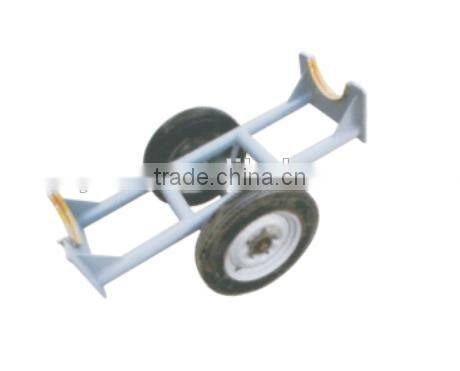 Concrete pole trailer/transporter, electric power pole carrier