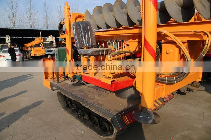 Crawler Telegraph poles trepanning machine