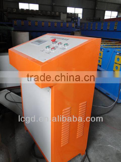 prepainted trapezoidal metal roofing sheet making roll forming machine