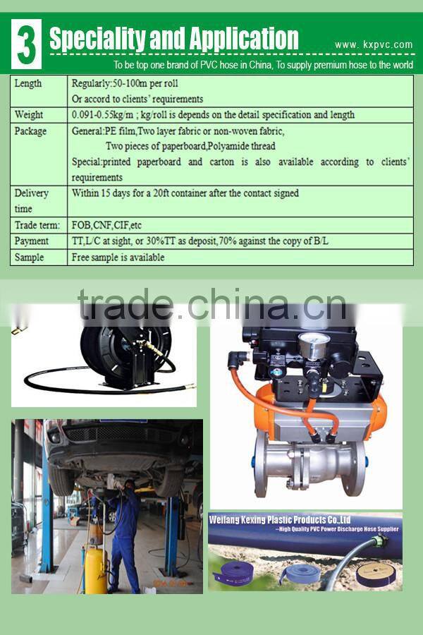 High pressure flexible x hose