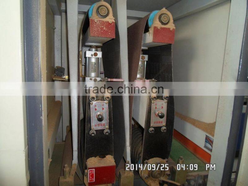 PE / PVC Sander WPC Embossing Machine For Water Construction , Balcony