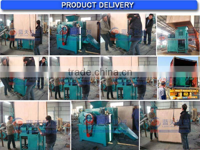 rice husk charcoal making machine roller type charcoal briquette machine coal ball press machine for BBQ