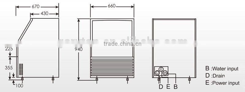GRT - LB150/175/210/300S 2017 Hot Ice maker with R22