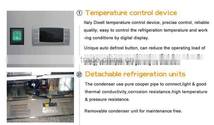 Commercial Used Refrigerator Counter/Bench Top Refrigerator/Desk Refrigerator(INEO is professional on commercial kitchen project
