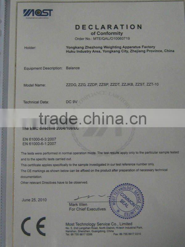 30kg spring table scale