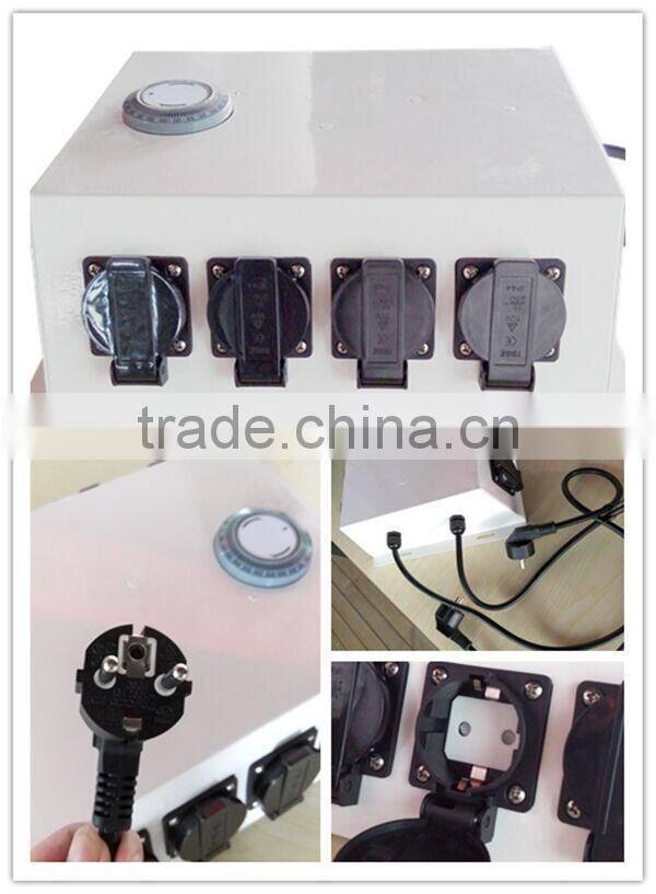 greenhouse multi-socket light controller/ 24 hours digital timer with multi-socket/ EU standard light controller