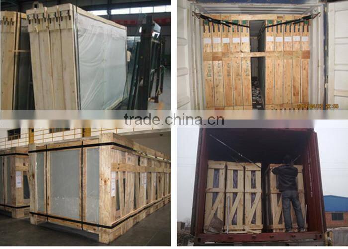 6mm sound proof aluminium framed windows tinted glass