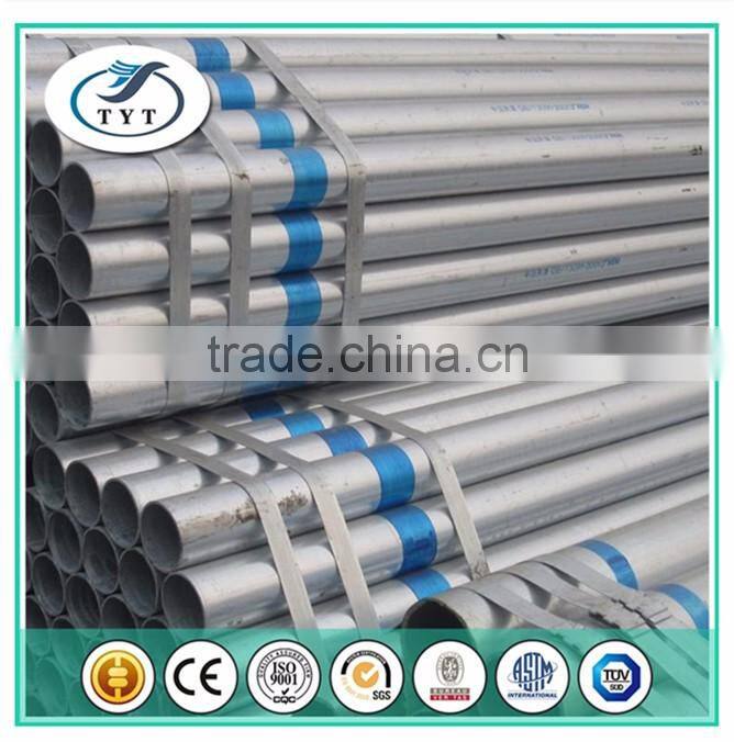Precision En 10255 S195t Erw Hot Dip Galvanized Steel Pipe