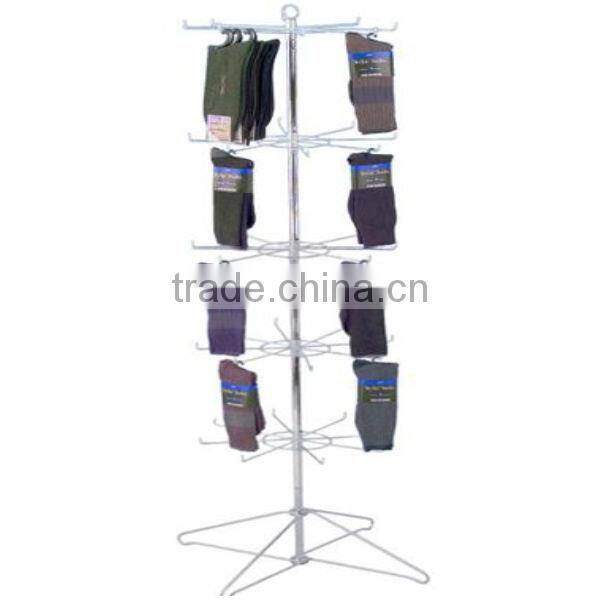 fashionable and practical Metal Rotating Socks Display rack