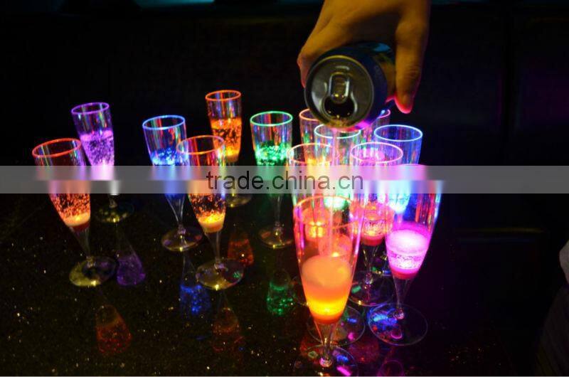 champagne led beer glass or party cup champagne glass