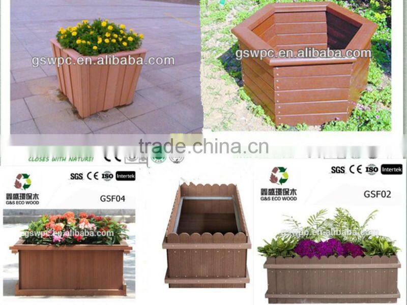 Fire and water resistent price wpc decorative deck plant wpc deck tiles