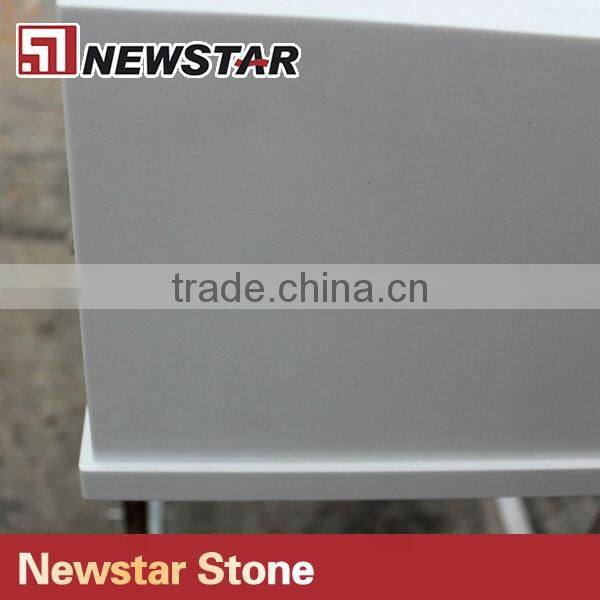 Newstar Artificial White Quartz bathroom Quartz Counter Tops