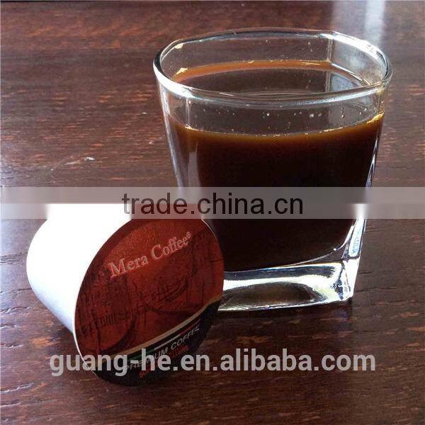51mm k-cup coffee with lids from China factory