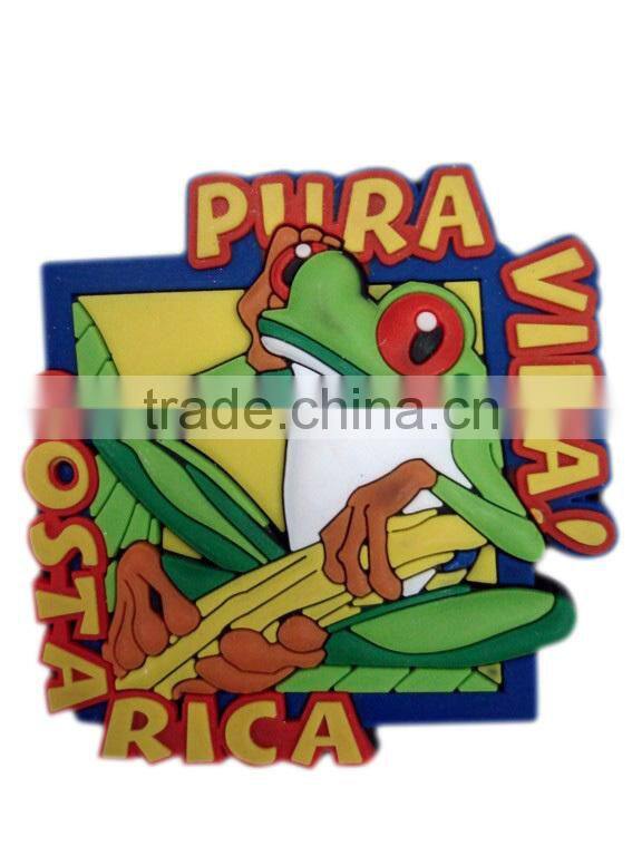 Promotional PVC fridge magnet with souvenior design