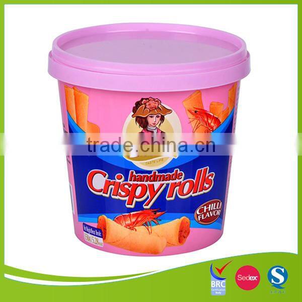 iml printing pp plastic cookie container