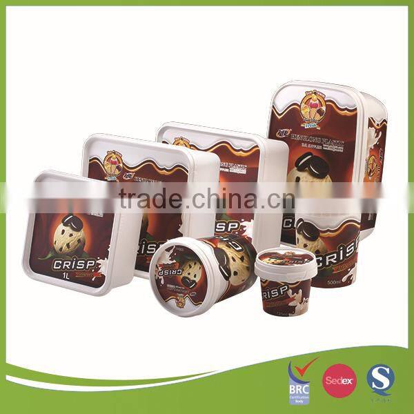 wholesale plastic ice cream bucket